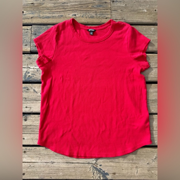 Buffalo David Bitton Tops - Buffalo David Bitton Women's Short Sleeve Tee - Bright Red